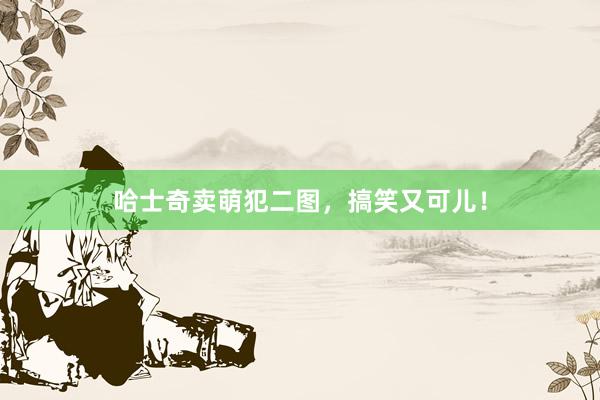 哈士奇卖萌犯二图，搞笑又可儿！